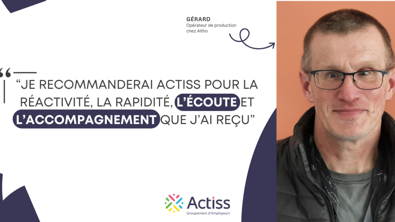 Gérard Flageul salarié Actiss 2024